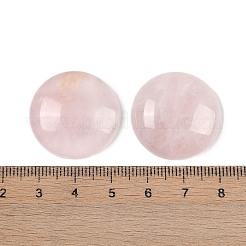 Natural Rose Quartz Cabochons&nbsp;G-H1596-FR-25mm-24