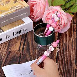 DIY Breast Cancer Awareness Theme Beadable Pen Making Kit&nbsp;DIY-SZ0010-01
