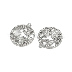 Ocean Theme 304 Stainless Steel Pendants&nbsp;STAS-F317-01N-P