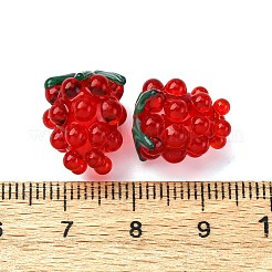 Handmade Lampwork Beads&nbsp;LAMP-WH0012-02E