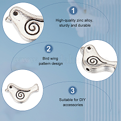 80pcs Tibetan Style Alloy Beads&nbsp;FIND-GO0001-66