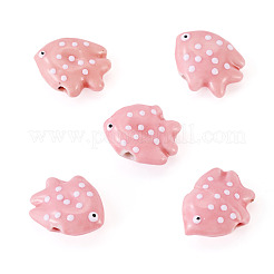 5Pcs Handmade Porcelain Beads&nbsp;PORC-TADJ0001-05I
