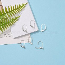 925 Sterling Silver Leverback Earring Findings&nbsp;STER-T002-227S
