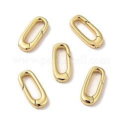 Brass Spring Gate Rings&nbsp;KK-J301-11G