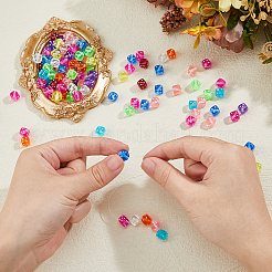 200Pcs Transparent Acrylic Beads&nbsp;FIND-DC0006-48