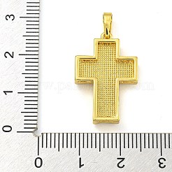 Brass Pendants with Shell&nbsp;KK-D534-02G-03