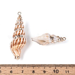Electroplated Natural Shell Pendants&nbsp;BSHE-T015-11