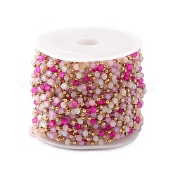 Handmade Glass Beaded Chains&nbsp;CHS-P016-45G-02