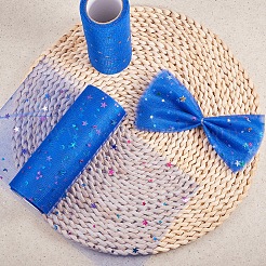 Star Sequin Deco Mesh Ribbons&nbsp;OCOR-BC0006-04N