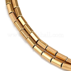 Electroplated Synthetic Non-magnetic Hematite Beads Strands&nbsp;G-G174-D01-01