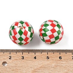 Printing Opaque Acrylic Beads&nbsp;OACR-Z035-08