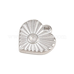304 Stainless Steel Pendant Rhinestone Settings&nbsp;STAS-L313-03P