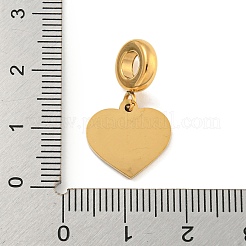 304 Stainless Steel Colorful Enamel European Dangle Charms&nbsp;STAS-U005-23G