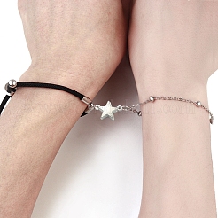 10 Sets 2 Colors Alloy Magnetic Clasps&nbsp;PALLOY-CJ0002-35