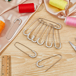 24Pcs Alloy Safety Pin Brooches&nbsp;JEWB-HS0001-03P