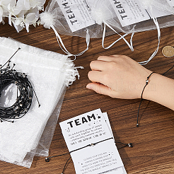 40Pcs CCB Plastic Bead Braided Bead Bracelets&nbsp;BJEW-FH0001-20