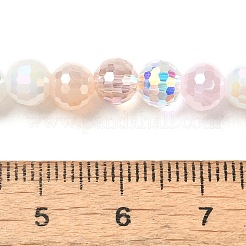Electroplate Glass Beads Strands&nbsp;EGLA-C007-01B