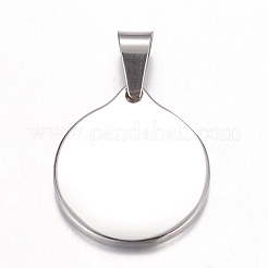 Tarnish Resistant 304 Stainless Steel Pendants&nbsp;LS-STAS-P048-04