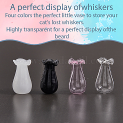 Glass Vase Miniature Flowerpot Ornaments&nbsp;AJEW-SP0002-41B
