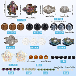Mixed Styles Glass Beads&nbsp;GLAA-SC0002-21C
