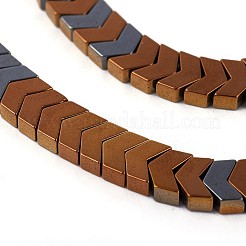 Electroplated Non-magnetic Synthetic Hematite Beads Strands&nbsp;G-P408-H