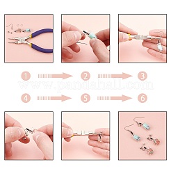 DIY Milky Tea Theme Earring Making Kits&nbsp;DIY-NB0004-28