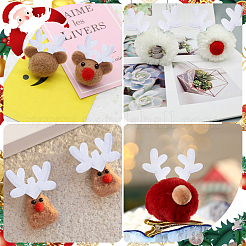 100Pcs 2 Styles Christmas Theme Ornament Accessories&nbsp;FIND-GF0007-15C
