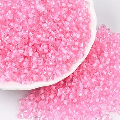 6/0 Inside Colours Transparent Glass Seed Beads&nbsp;X1-SEED-T007-07G