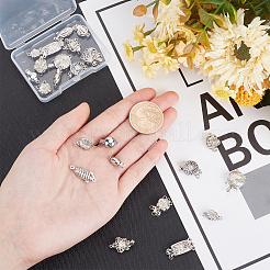 24 Sets 12 Style Brass Box Clasps&nbsp;KK-PH0002-55