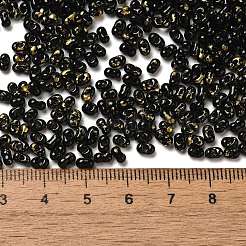 Spray Painted Glass Seed Beads&nbsp;SEED-F005-08A-03