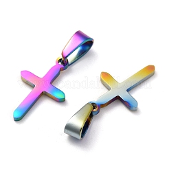Ion Plating(IP) 304 Stainless Steel Pendants&nbsp;STAS-P253-10MC