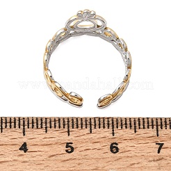 304 Stainless Steel Cuff Open Rings for Women&nbsp;SA-CBA82C8-11GP