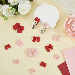 48Pcs 8 Styles Opaque Resin Cabochons&nbsp;CRES-CP0001-05