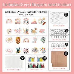 DIY Keychain Making Kits&nbsp;DIY-GO0002-53B