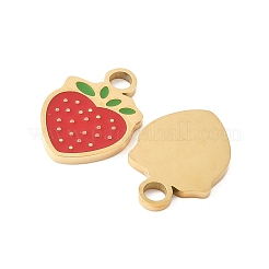 304 Stainless Steel Enamel Pendants&nbsp;STAS-R168-02K-G