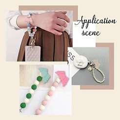 17Pcs 17 Colors Food Grade Eco-Friendly Silicone Focal Beads&nbsp;SIL-HY0001-05