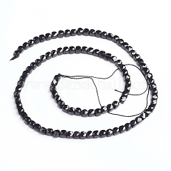 Natural Black Spinel Beads Strands&nbsp;G-E560-A04-4mm