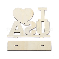 Natural Wood Desktop Ornament&nbsp;DJEW-C007-01