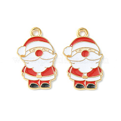 Christmas Alloy Enamel Pendants&nbsp;ENAM-D047-10LG-06
