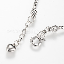 Brass European Style Bracelet Making&nbsp;MAK-R011-03P