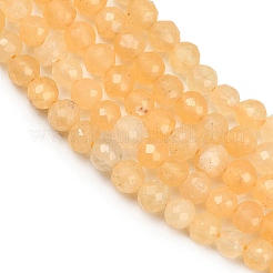Natural Topaz Jade Beads Strands&nbsp;G-L662-A01-4mm