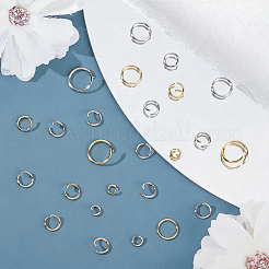 900Pcs 8 Styles 304 Stainless Steel Jump Rings&nbsp;STAS-BBC0010-64