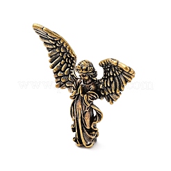 Brass Jesus Angel Display Decorations&nbsp;KK-D370-08AG