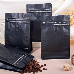 10Pcs BOPP and Aluminized PET and PE Resealable Coffee Zipper Bags with Valve&nbsp;ABAG-TA0001-93G