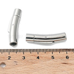 Tarnish Resistant Column 316 Surgical Stainless Steel Bayonet Clasps&nbsp;STAS-A021-4mm