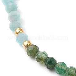 Chakra Theme Natural Mixed Gemstone Beaded Bracelets for Women&nbsp;BJEW-JB11342