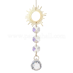 Glass Hanging Suncatchers&nbsp;HJEW-JM04585