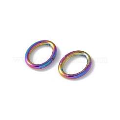 Ion Plating(IP) 304 Stainless Steel Open Jump Rings&nbsp;STAS-F221-40MC-B