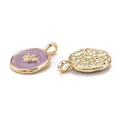 Brass Enamel Pendants&nbsp;KK-A155-02G