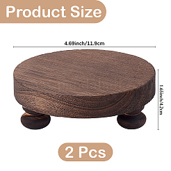2Pcs Wooden Display Pedestals&nbsp;WOOD-WH20001-18